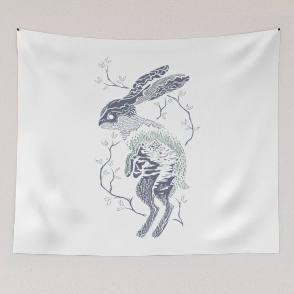 Aperçu de l'œuvre Lapin de l'Univers aux Yeux de la Lune créée et vendue par nle-yana.