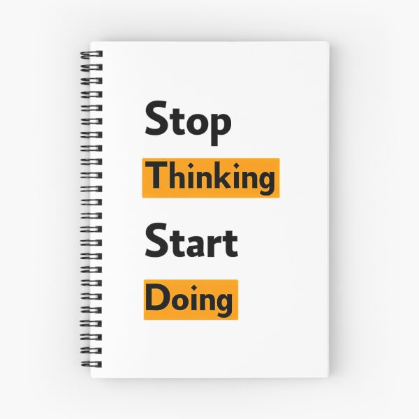 Item preview, Stop Thinking Start Doing  designed and sold by utter-risch.