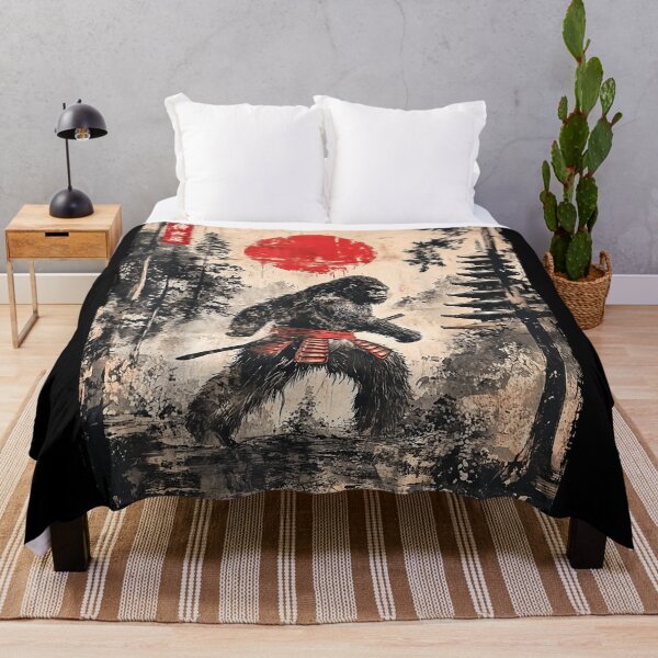 Item preview, Samurai Bigfoot Japanese Vintage Graphic Ukiyo-e Art Funny designed and sold by Capisedo.