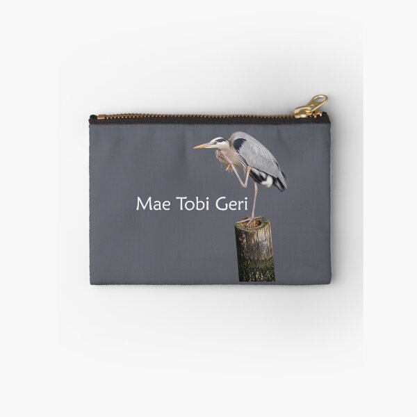 Item preview, Mae Tobi Geri Blue Heron Performing the Crane Grey designed and sold by Art in My Loft.