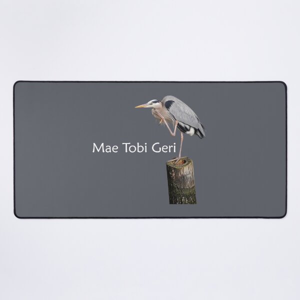 Item preview, Mae Tobi Geri Blue Heron Performing the Crane Grey designed and sold by Art in My Loft.