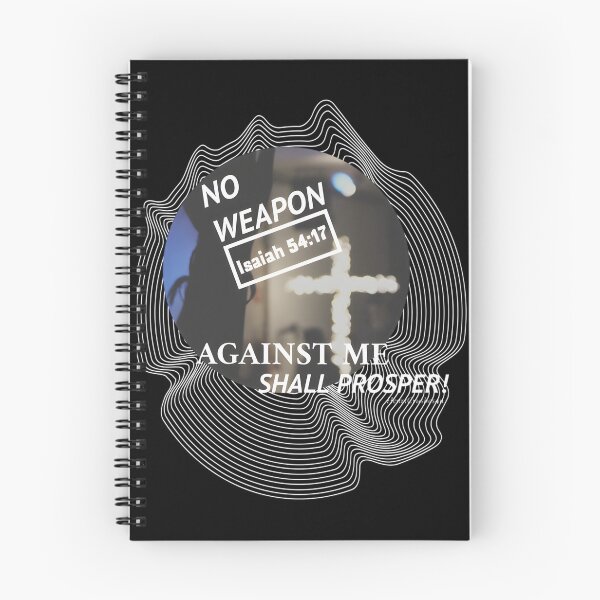 Item preview, No Weapon Formed Against Me Shall Prosper - Isaiah Biblical Scripture Inspirational Quote Design designed and sold by maddangell.