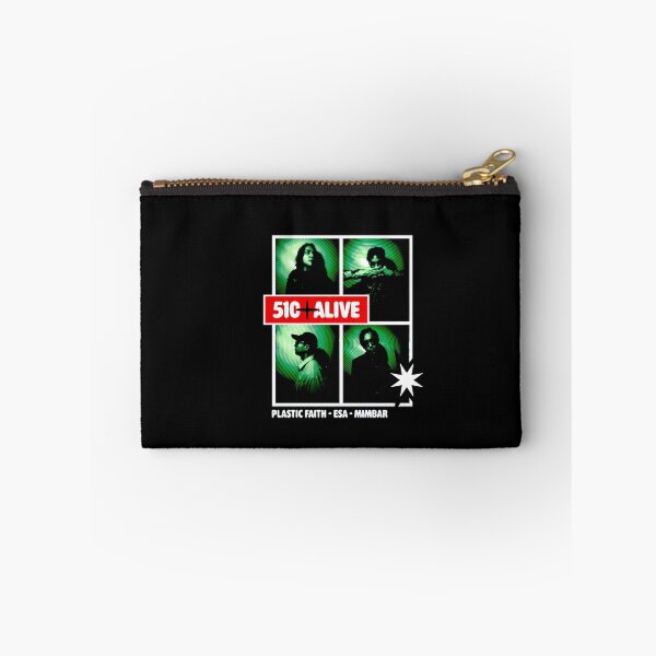 Item preview, Indie Rock Band Portrait Green Filter Photo Collage designed and sold by GiselEbner.