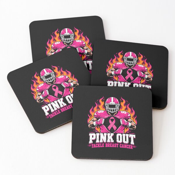 Item preview, Pink Out Tackle Football Support Breast Cancer Awareness designed and sold by nryum.