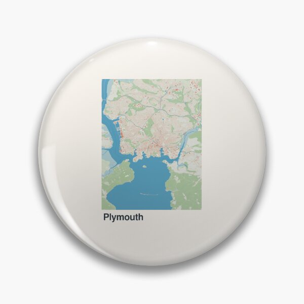 Item preview, Plymouth Minimalistic Map Art designed and sold by MapsNerd.