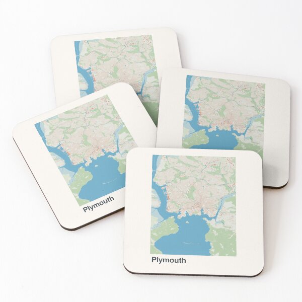 Item preview, Plymouth Minimalistic Map Art designed and sold by MapsNerd.