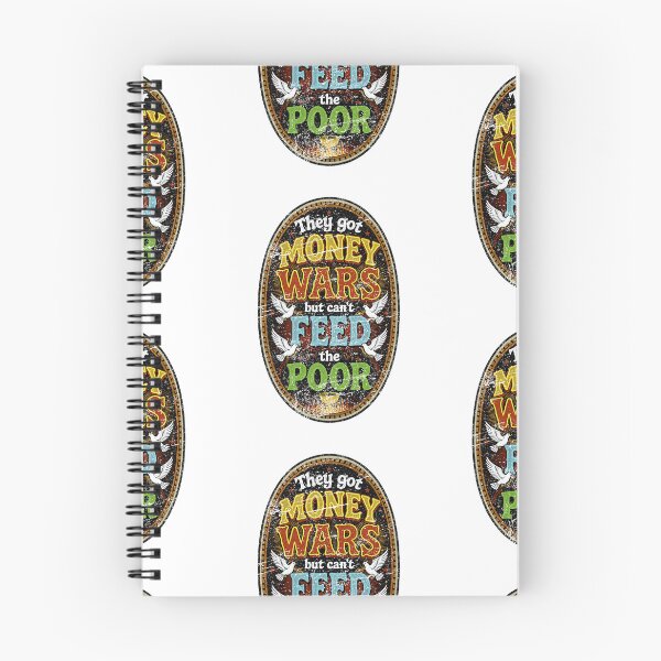 Item preview, Feed The Poor Not War Peace Doves Social Justice Retro Design designed and sold by Fatherday.
