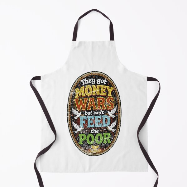 Item preview, Feed The Poor Not War Peace Doves Social Justice Retro Design designed and sold by Fatherday.