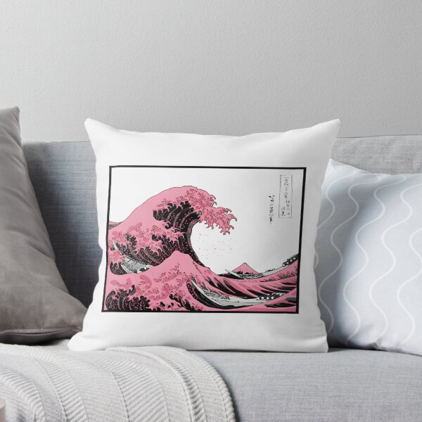 Item preview, Pink Great Wave Off Kanagawa Inspired Artistic Ocean Wave Design designed and sold by -atisuto-.