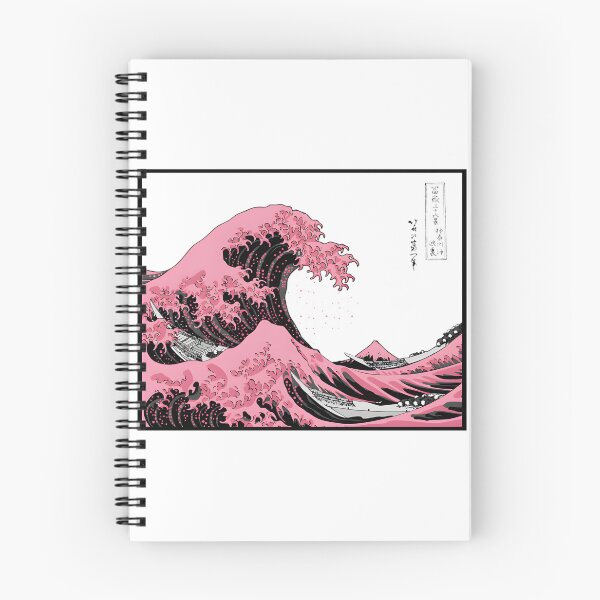 Item preview, Pink Great Wave Off Kanagawa Inspired Artistic Ocean Wave Design designed and sold by -atisuto-.