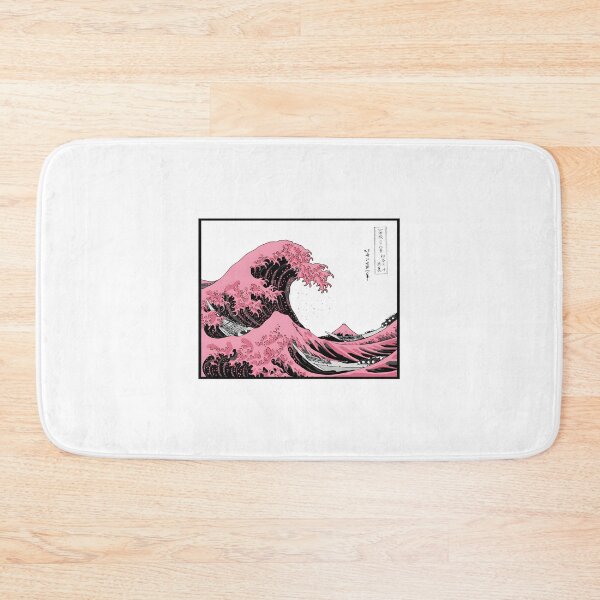 Item preview, Pink Great Wave Off Kanagawa Inspired Artistic Ocean Wave Design designed and sold by -atisuto-.