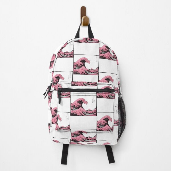 Item preview, Pink Great Wave Off Kanagawa Inspired Artistic Ocean Wave Design designed and sold by -atisuto-.