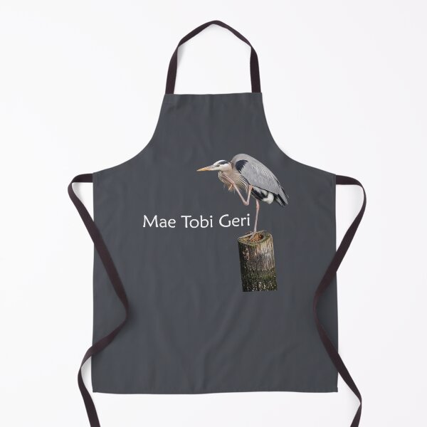 Item preview, Mae Tobi Geri Blue Heron Performing the Crane Medium Grey designed and sold by Art in My Loft.