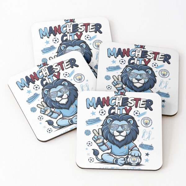 Item preview, Manchester City Lion Cool Fan Art T-Shirt Design designed and sold by annaarthk.