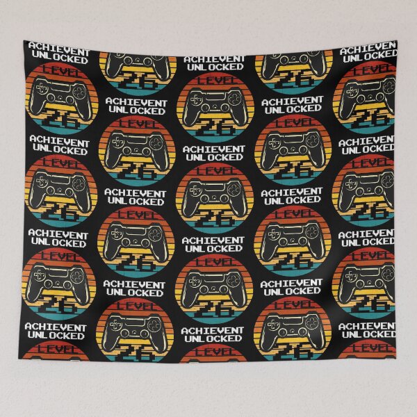 Item preview, Birthday Achievement Unlocked Level Up Gamer  designed and sold by allaso-gan.