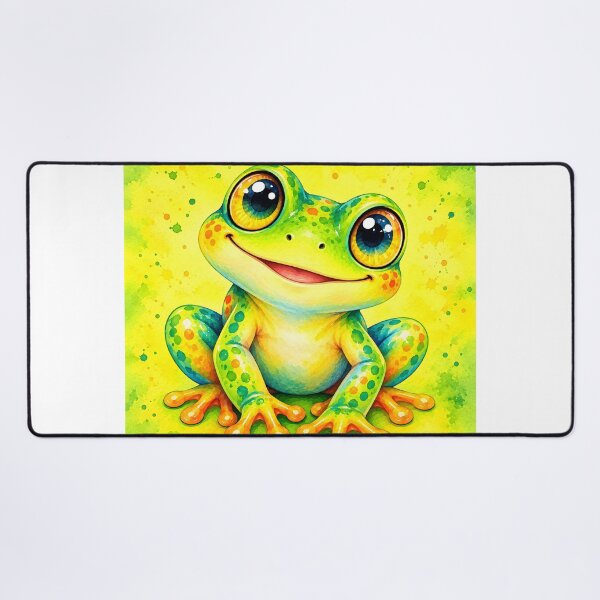 Item preview, Colorful Happy Frog Watercolor designed and sold by trendspatterns.