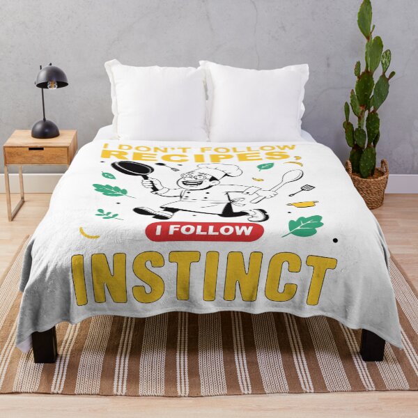 Item preview, I Don't Follow Recipes I Follow Instinct Chef Humor designed and sold by Design-Pro-21.