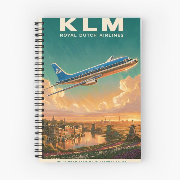 Item preview, KLM Fly The World designed and sold by Skyframe Aviation.