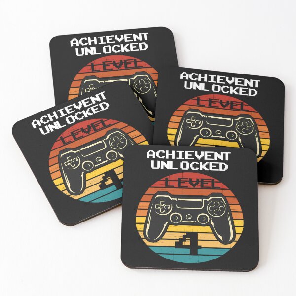 Item preview, Birthday Achievement Unlocked Level Up Gamer  designed and sold by allaso-gan.