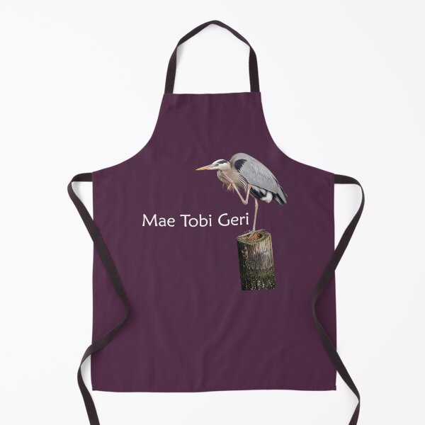 Item preview, Mae Tobi Geri Blue Heron Performing the Crane Plum designed and sold by Art in My Loft.