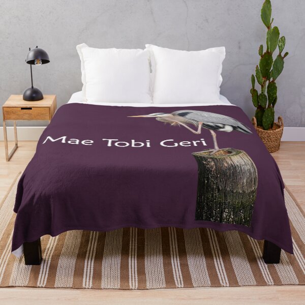 Item preview, Mae Tobi Geri Blue Heron Performing the Crane Plum designed and sold by Art in My Loft.