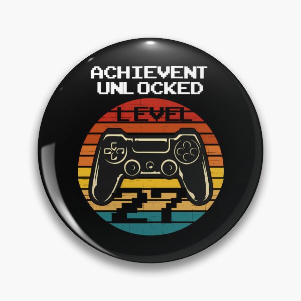 Item preview, Birthday Achievement Unlocked Level Up Gamer designed and sold by allaso-gan.