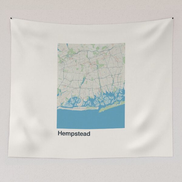 Item preview, Hempstead Minimalistic Map Art designed and sold by MapsNerd.