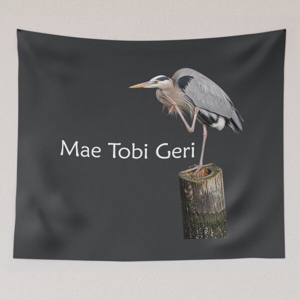 Item preview, Mae Tobi Geri Blue Heron Performing the Crane Slate designed and sold by Art in My Loft.