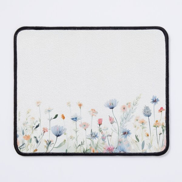 Item preview, Watercolor Wildflower Pastel Meadow Over a Soft Sky #10 designed and sold by DuckyRubin.