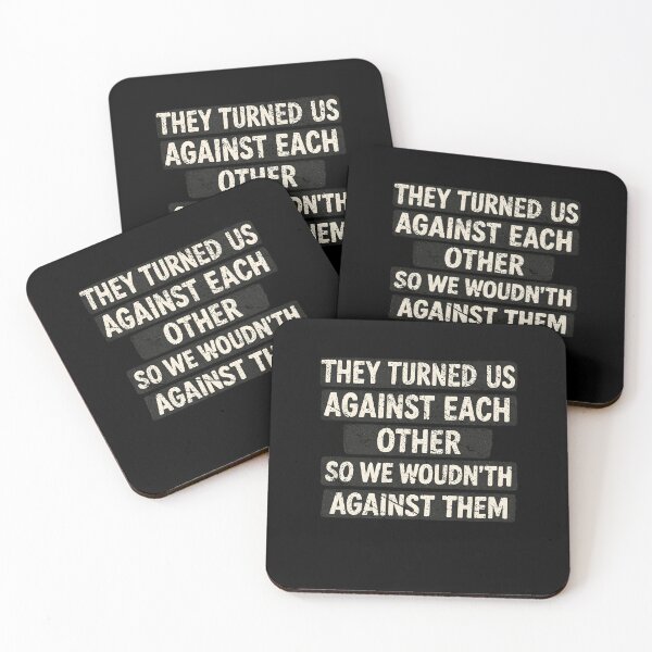 Item preview, They Turned Us Against Each Other Social Justice Quote Retro Design designed and sold by Fatherday.
