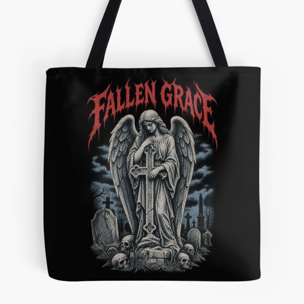 Item preview, Fallen Grace Weeping Angel Graveyard Graphic Punk Soft Grunge designed and sold by Yellowriversss.
