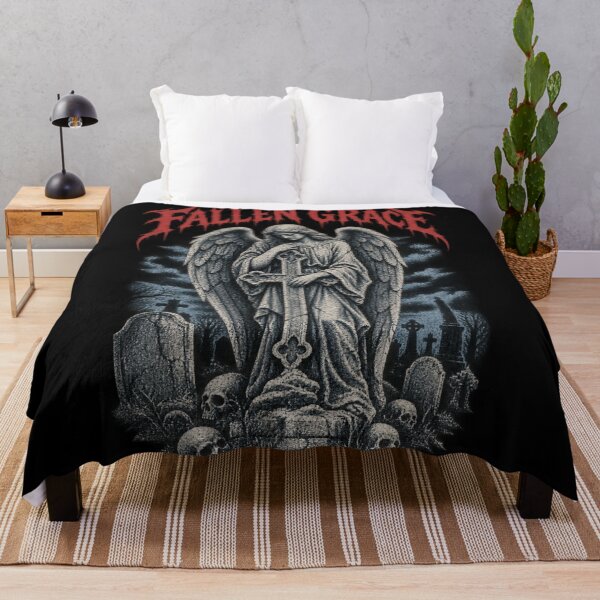 Item preview, Fallen Grace Weeping Angel Graveyard Graphic Punk Soft Grunge designed and sold by Yellowriversss.