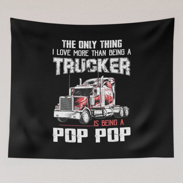Item preview, Funny Trucker Pop Pop  designed and sold by LetitiaSkiles.