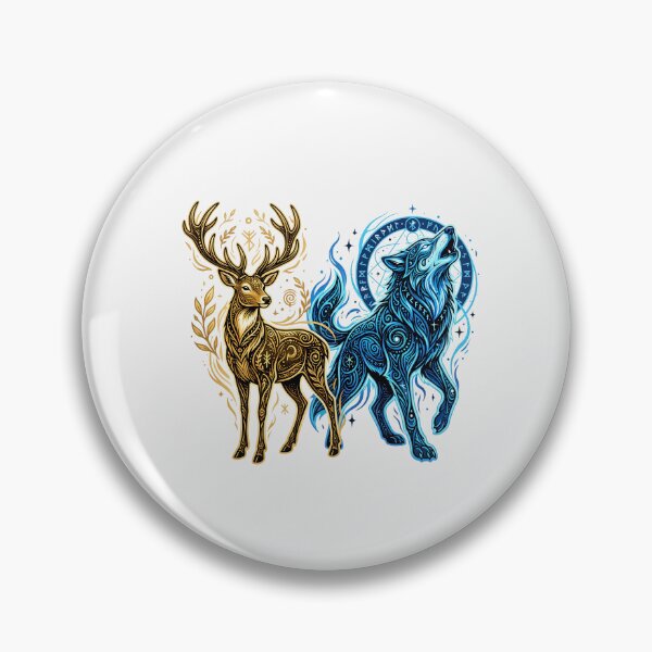 Item preview, Mystic Wolf Celestial Animal Art designed and sold by naragon4289.