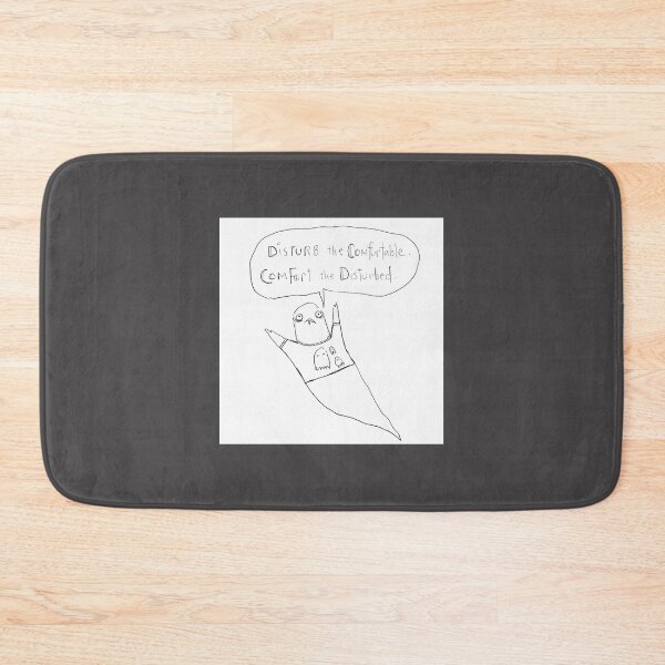 Item preview, Disturb the Comfortable Inspirational Quote Motivational Design designed and sold by bosyshawky123.