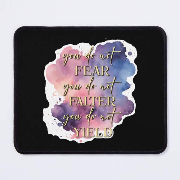 Item preview, You Do Not Fear You Do Not Falter You Do Not Yield (V2) designed and sold by oesli-ePruitt.