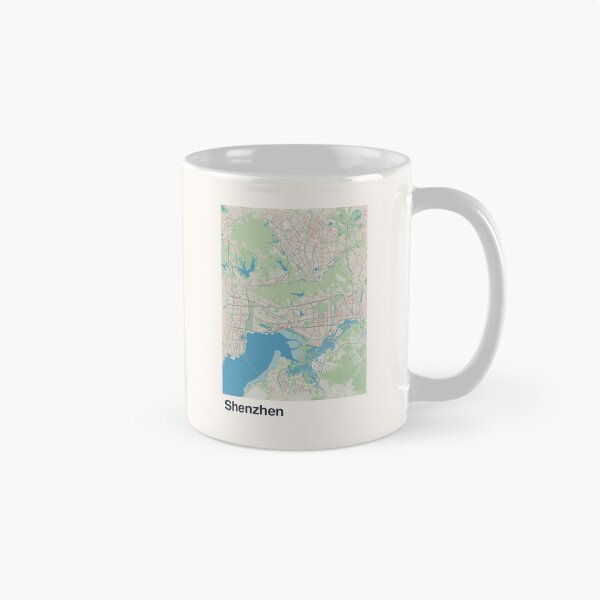 Item preview, Shenzhen Minimalistic Map Art designed and sold by MapsNerd.