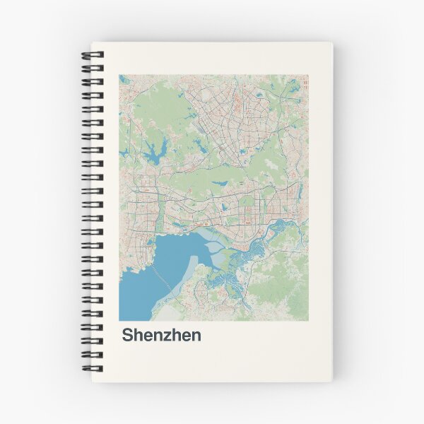 Item preview, Shenzhen Minimalistic Map Art designed and sold by MapsNerd.
