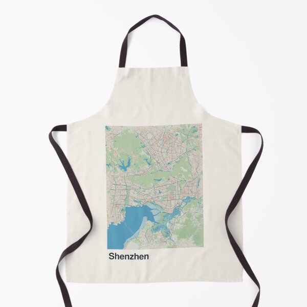 Item preview, Shenzhen Minimalistic Map Art designed and sold by MapsNerd.