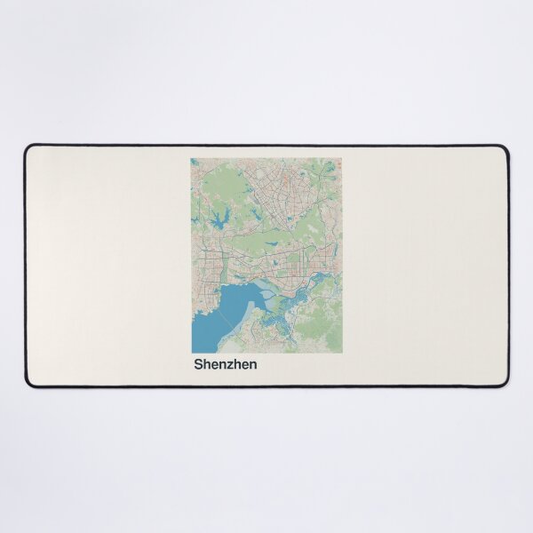Item preview, Shenzhen Minimalistic Map Art designed and sold by MapsNerd.
