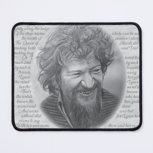 Item preview, Luke Kelly "Raglan Road" Portrait – The Dubliners Irish Folk Music Legend Art Print designed and sold by ConorKeeganArt.