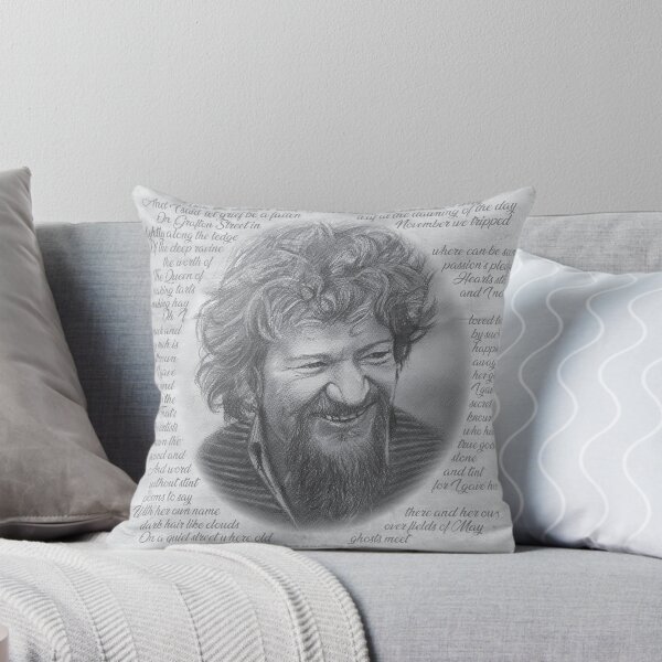 Item preview, Luke Kelly "Raglan Road" Portrait – The Dubliners Irish Folk Music Legend Art Print designed and sold by ConorKeeganArt.