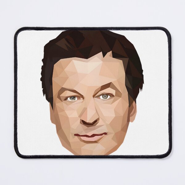 Item preview, Mighty Alec Baldwin Low Poly Art Portrait Illustration designed and sold by dukelam.
