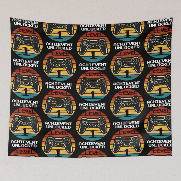 Item preview, Birthday Achievement Unlocked Level Up Gamer  designed and sold by allaso-gan.