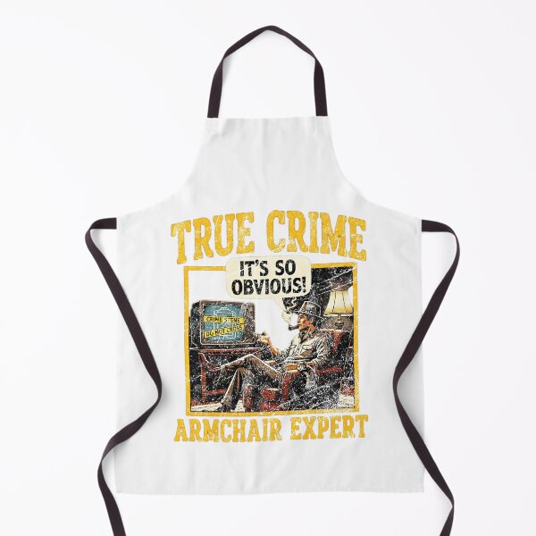 Item preview, True Crime Armchair Detective Vintage TV Mystery Fan Design designed and sold by Fatherday.