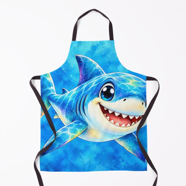 Item preview, Cute Colorful Shark Watercolor designed and sold by trendspatterns.