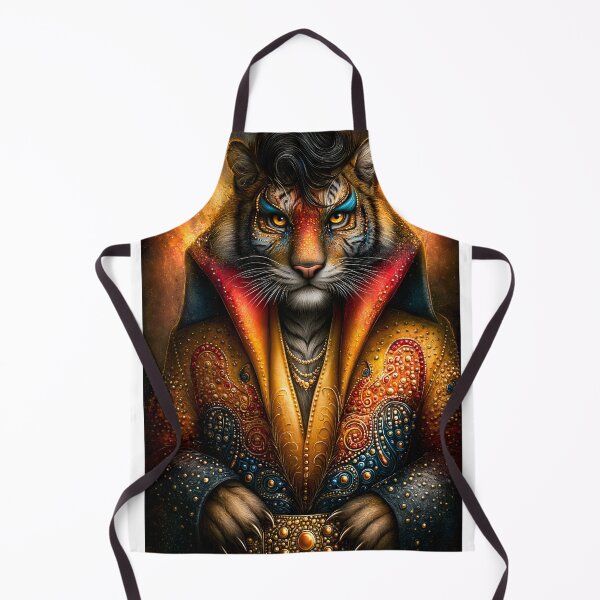 Item preview, Majestic Tiger Dressed as a Rock Star Icon designed and sold by Artessie.