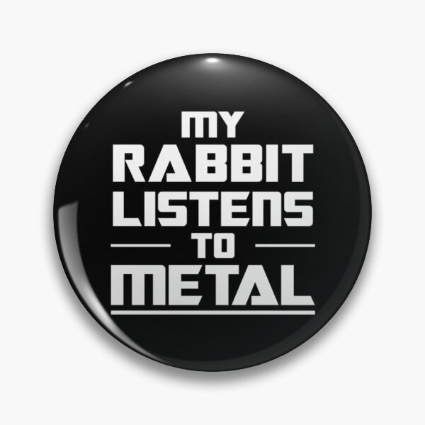 Item preview, My Rabbit Listens To Metal designed and sold by nle-yana.