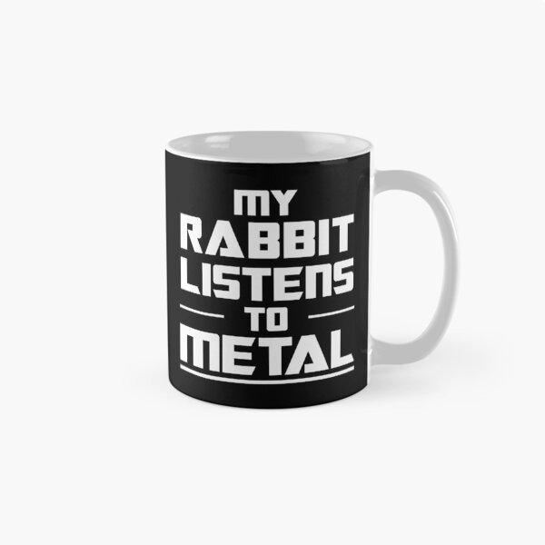 Item preview, My Rabbit Listens To Metal designed and sold by nle-yana.