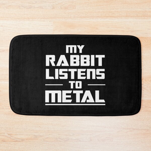 Item preview, My Rabbit Listens To Metal designed and sold by nle-yana.
